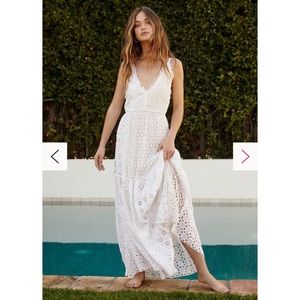 Free People Yesenia Dress in Ivory size Small